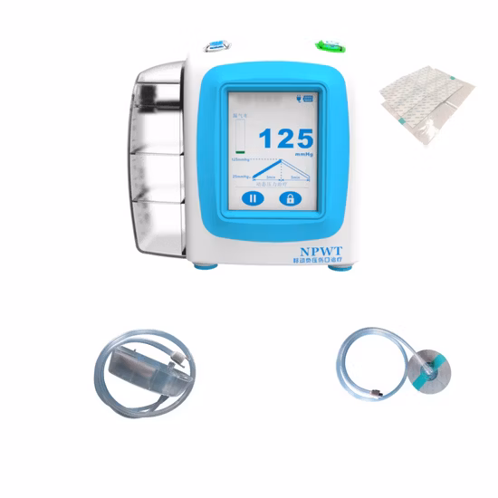 Npwt Machine with Npwt Dressing Kit Negative Pressure Wound Therapy Pump