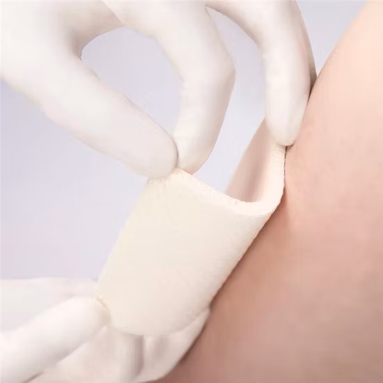 Adhesivo de gel de silicona para vendaje de heridas de espuma de silicona estéril para el cuidado de heridas por quemaduras o úlceras por presión