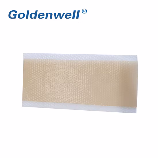 Almohadilla de silicona para heridas de gel de cicatriz de silicona para apósito para heridas Goldenwell